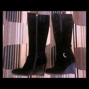 Franco Sarto talk wedge boots